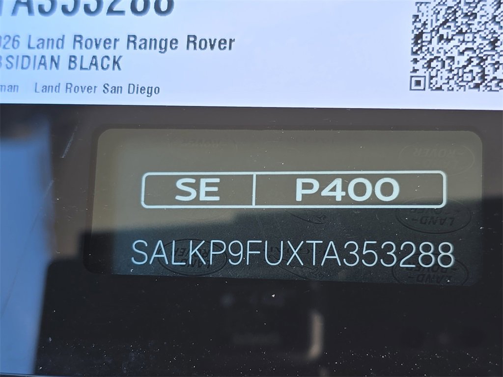 New 2026 Land Rover Range Rover SE image 37
