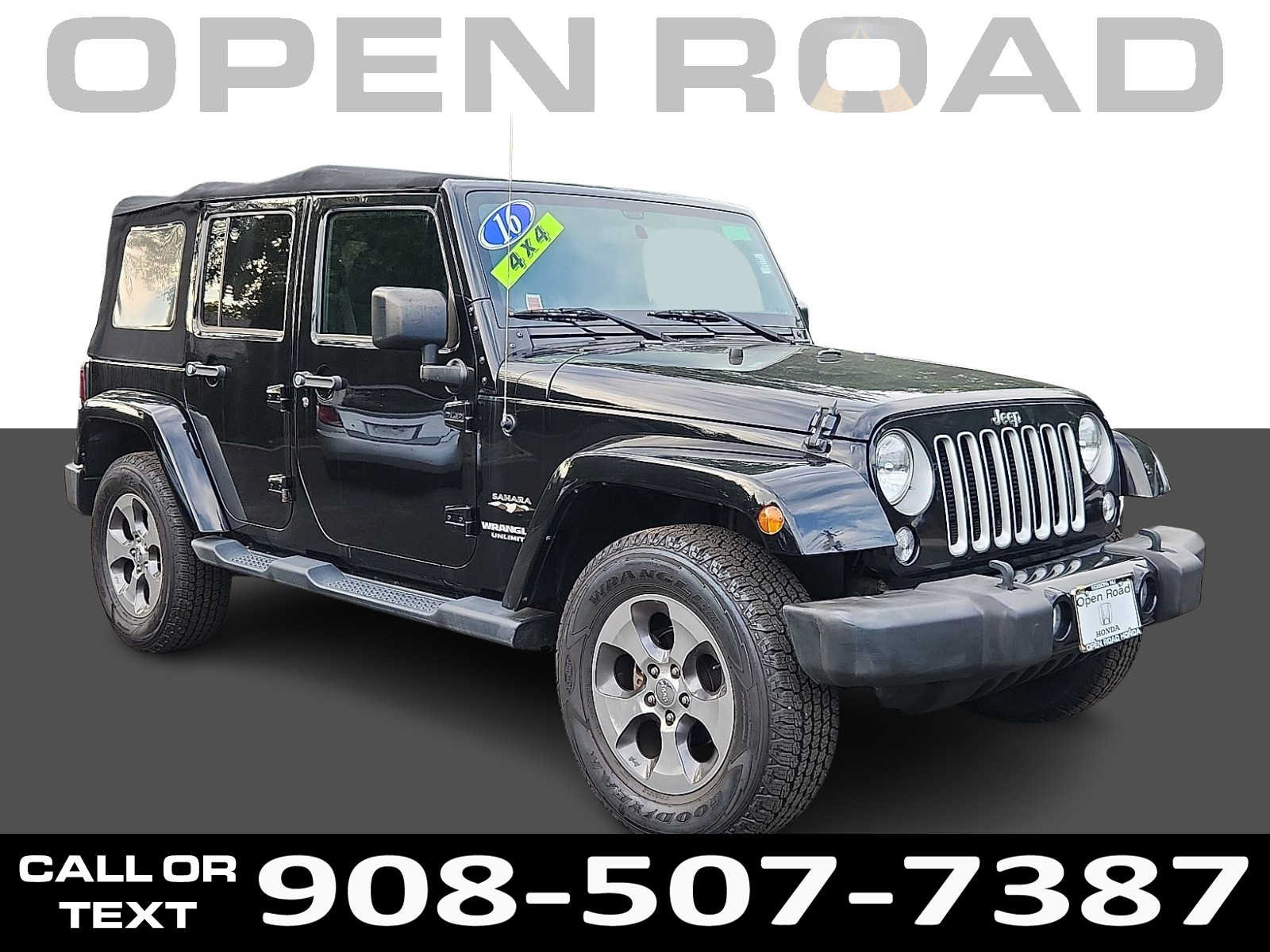 Used 2016 Jeep Wrangler Unlimited Sahara w/ Dual Top Group AWD/4WD image 1