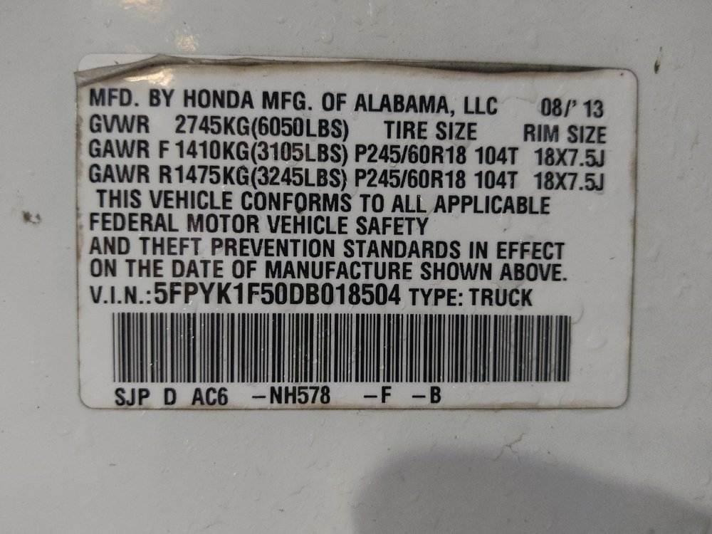 Used 2013 Honda Ridgeline RTL image 33