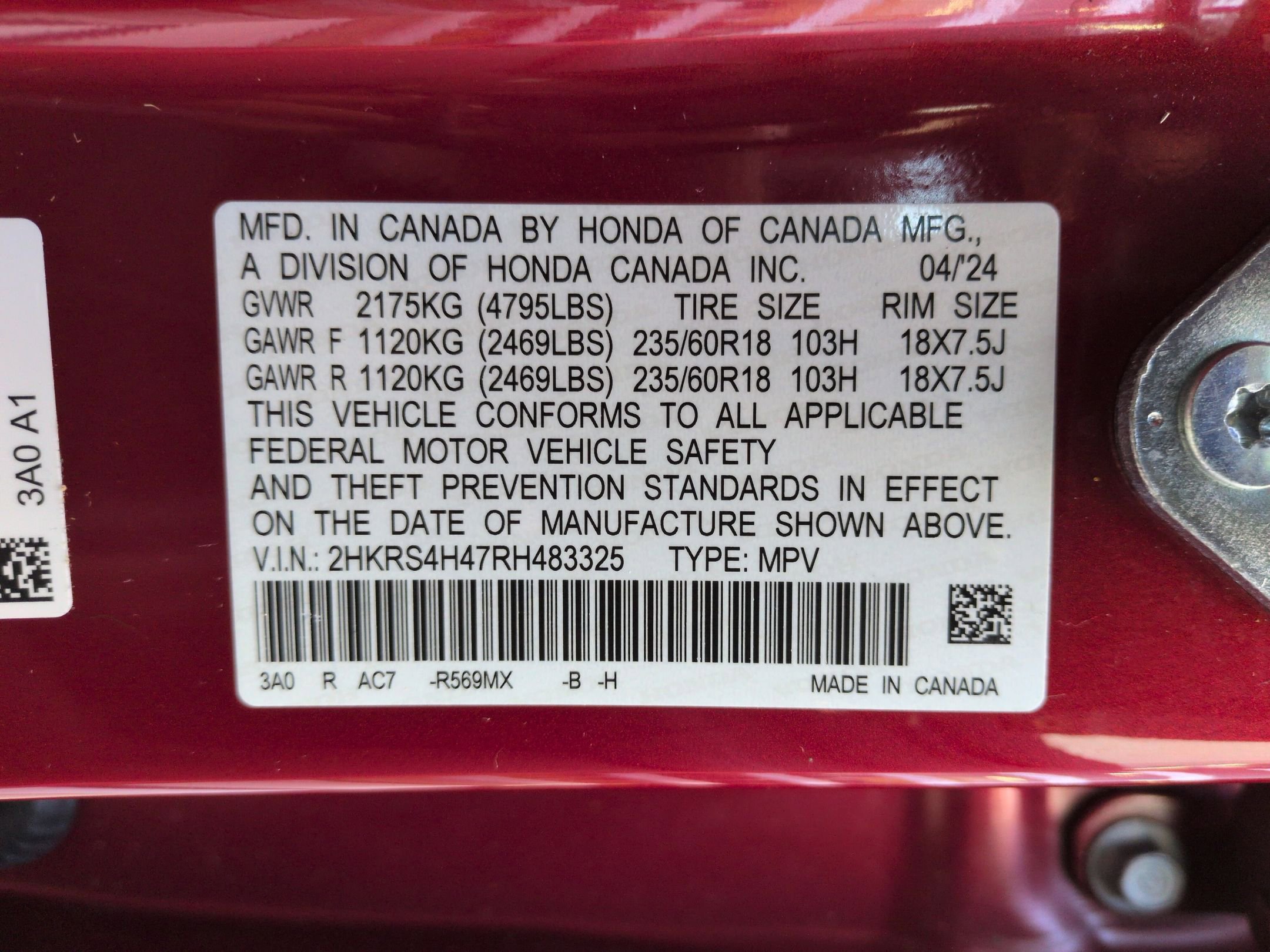 Certified 2024 Honda CR-V EX image 34