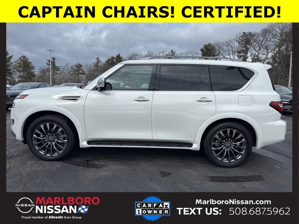 Certified 2024 Nissan Armada Platinum w/ Captain's Chairs Package image 4