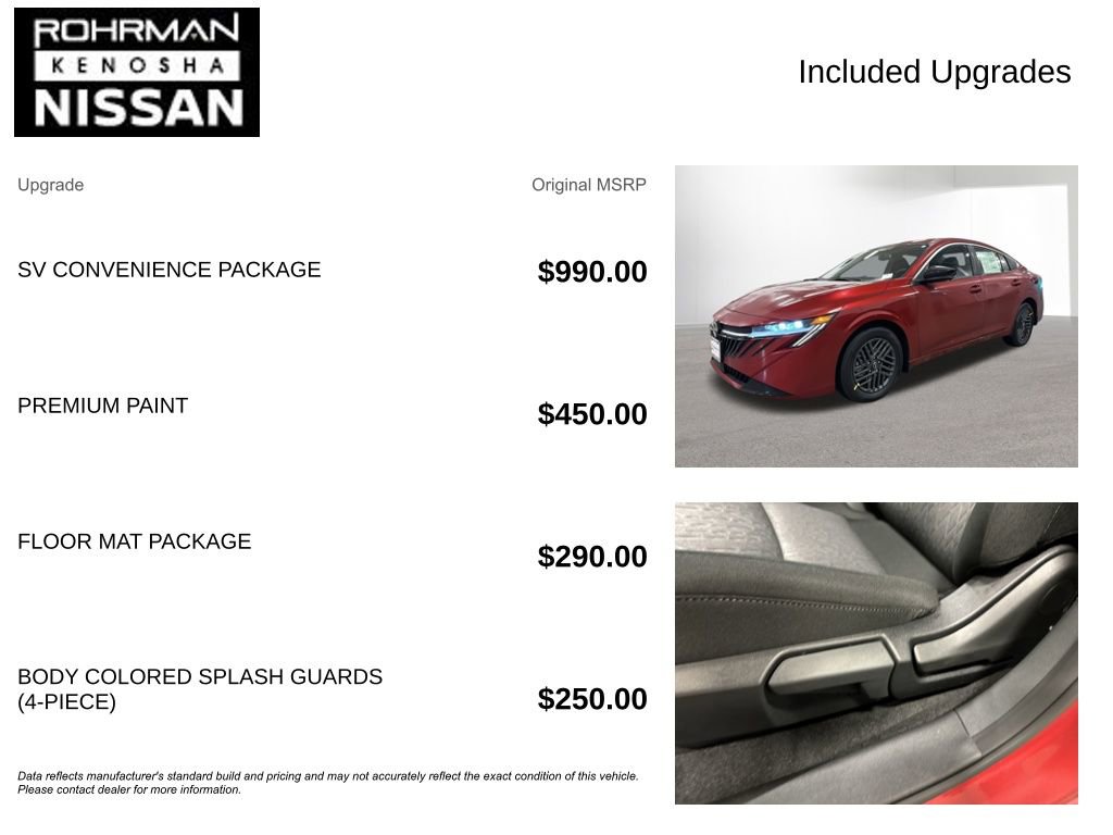 New 2026 Nissan Sentra SV w/ SV Convenience Package image 4