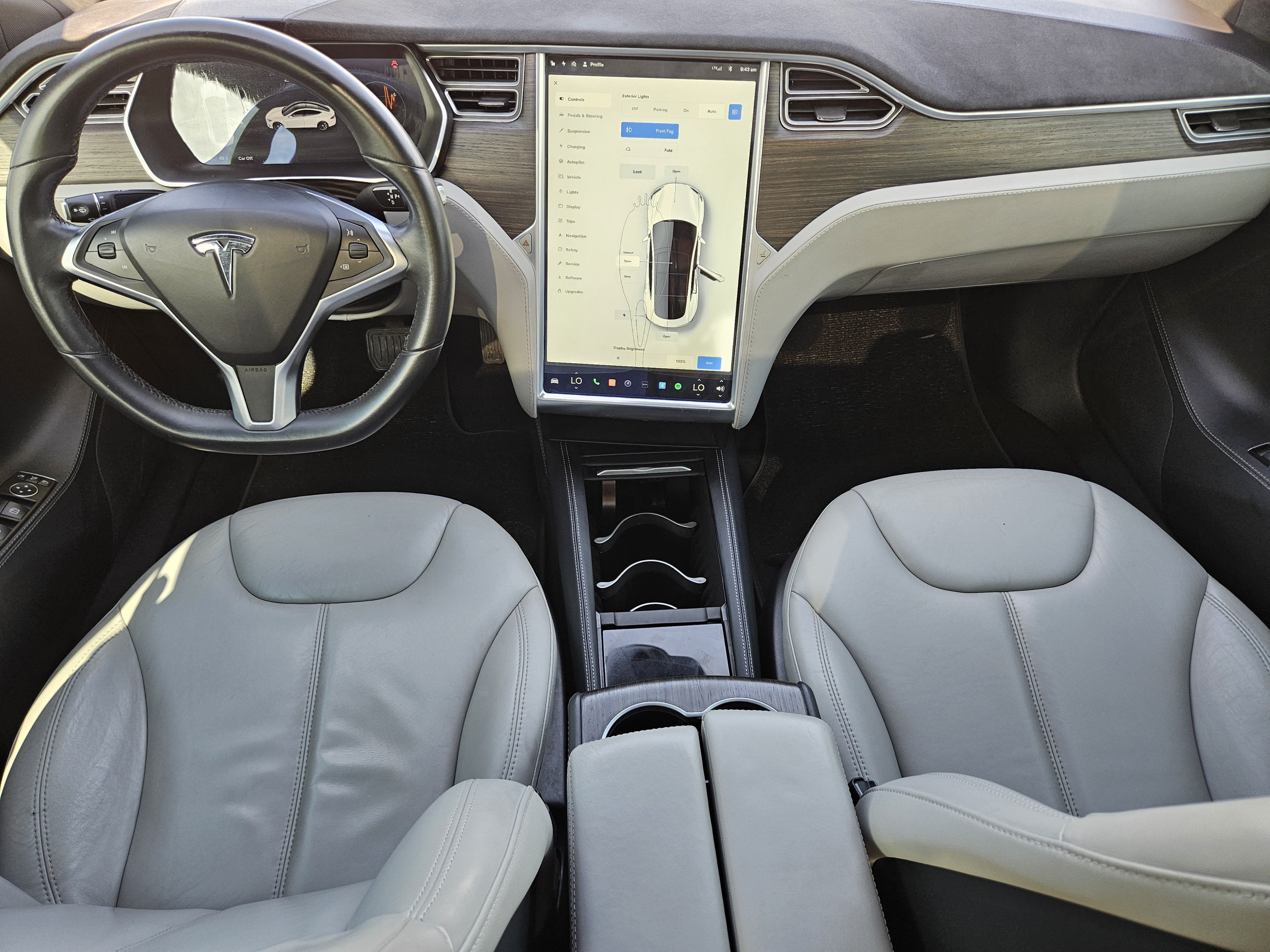 Used 2015 Tesla Model S 85D AWD/4WD image 24