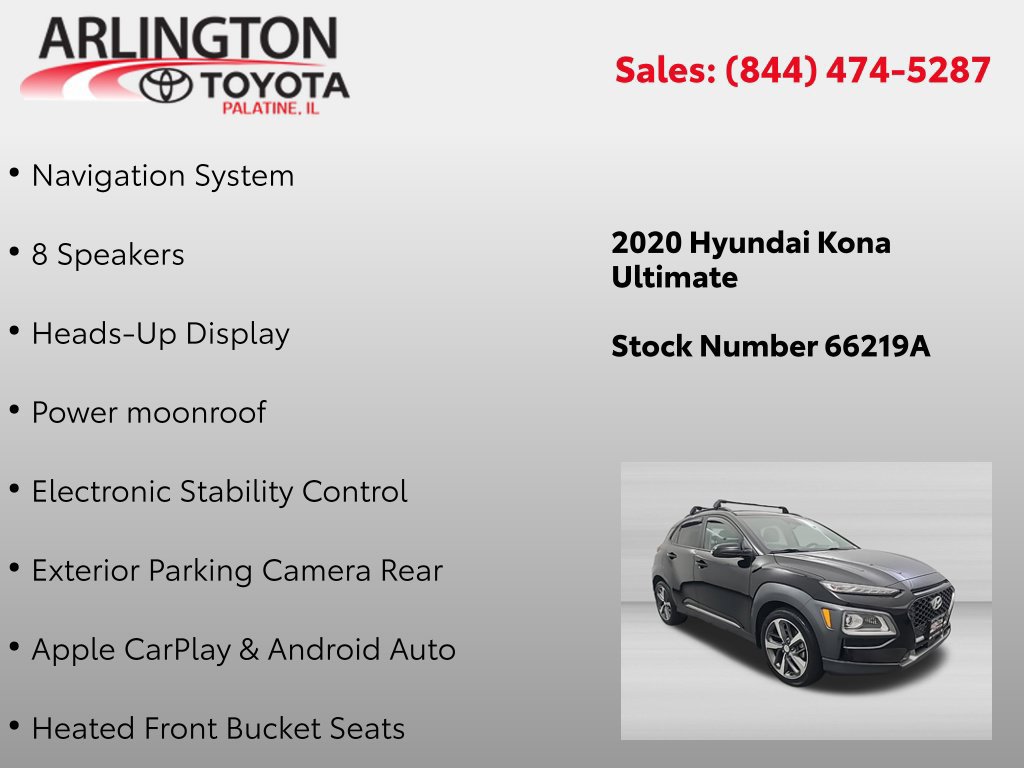 Used 2020 Hyundai Kona Ultimate AWD/4WD image 2