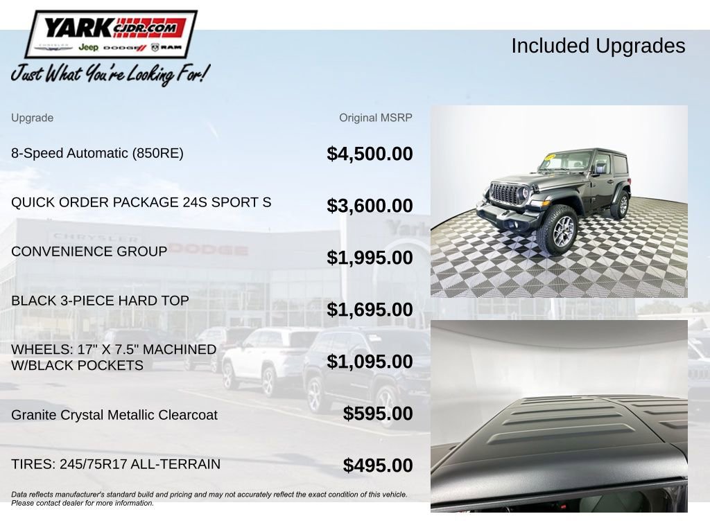 Certified 2024 Jeep Wrangler Sport S image 5