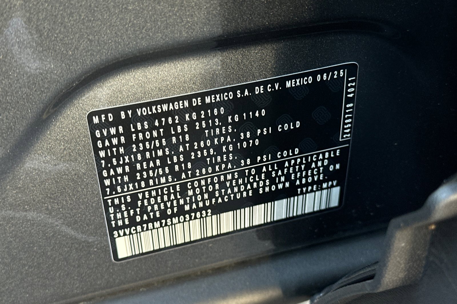 New 2025 Volkswagen Tiguan S image 24