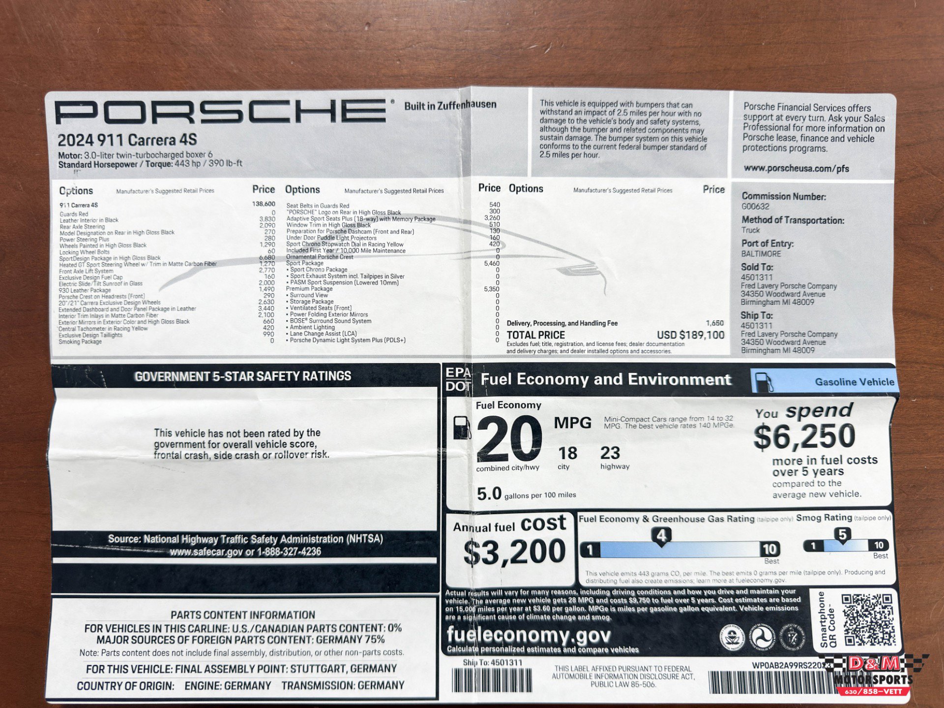 Used 2024 Porsche 911 Carrera 4S AWD/4WD image 60