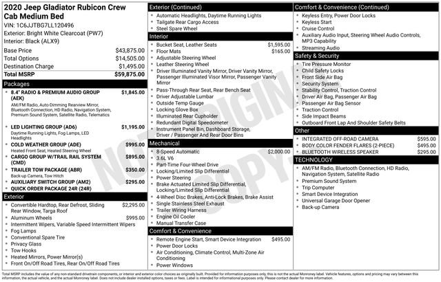 Used 2020 Jeep Gladiator Rubicon image 10