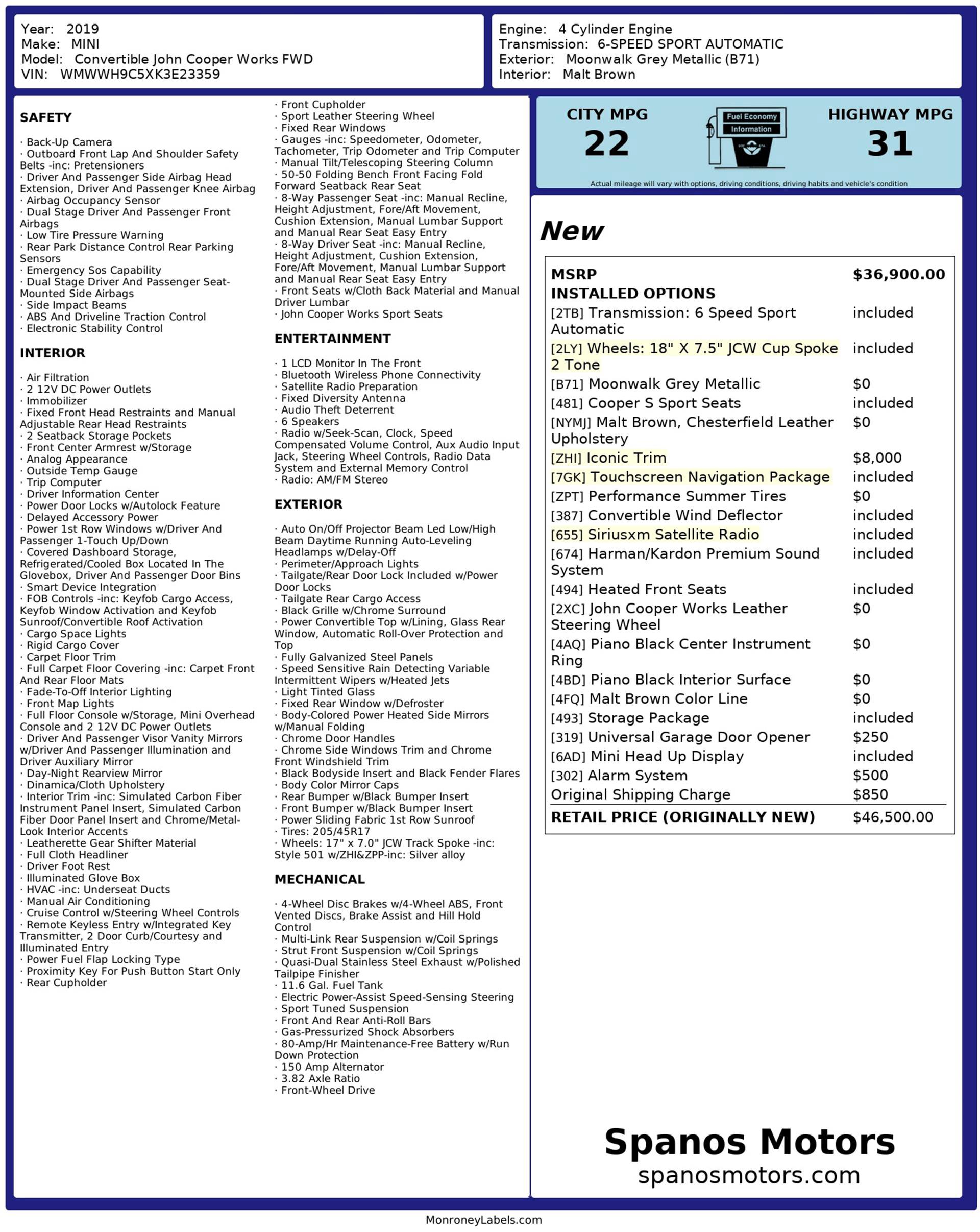 Used 2019 MINI Cooper John Cooper Works image 3