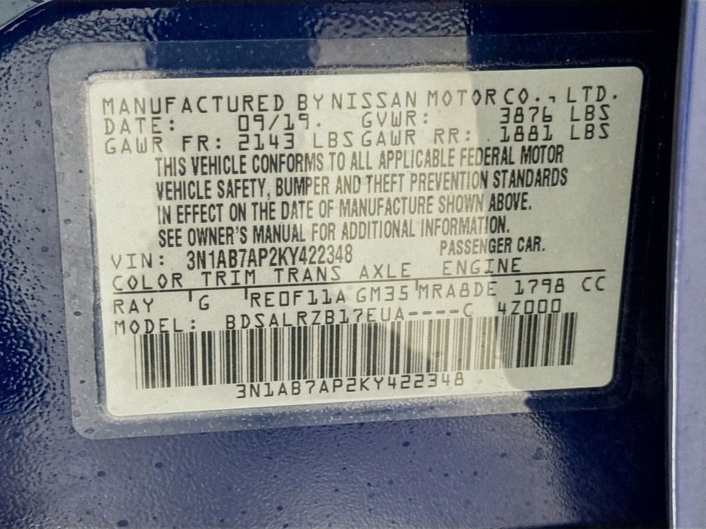 Used 2019 Nissan Sentra SR FWD image 18