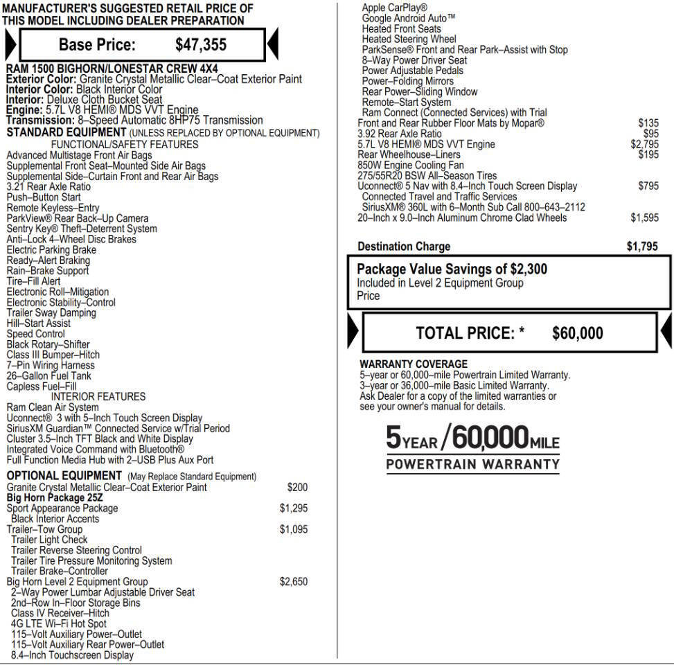 Used 2019 RAM 1500 Big Horn image 9
