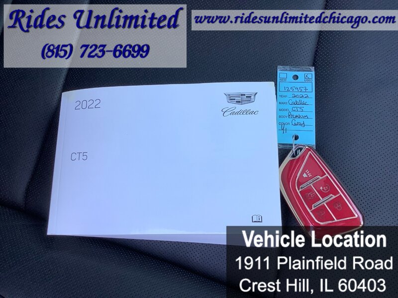 Used 2022 Cadillac CT5 Premium Luxury w/ Parking Package AWD/4WD image 38