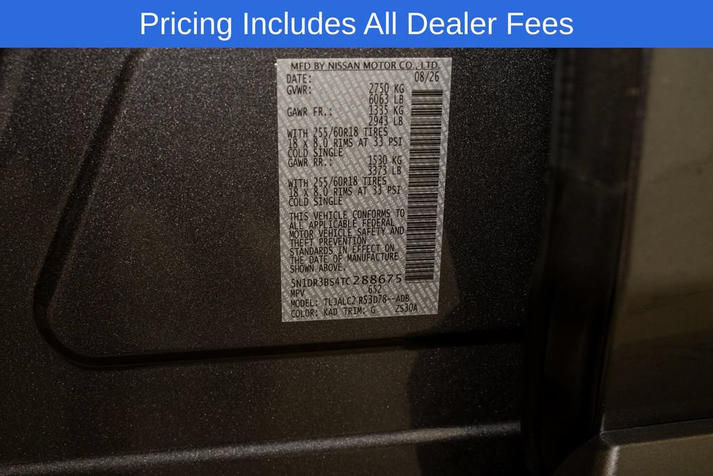 New 2026 Nissan Pathfinder SV w/ Cargo Package FWD image 22
