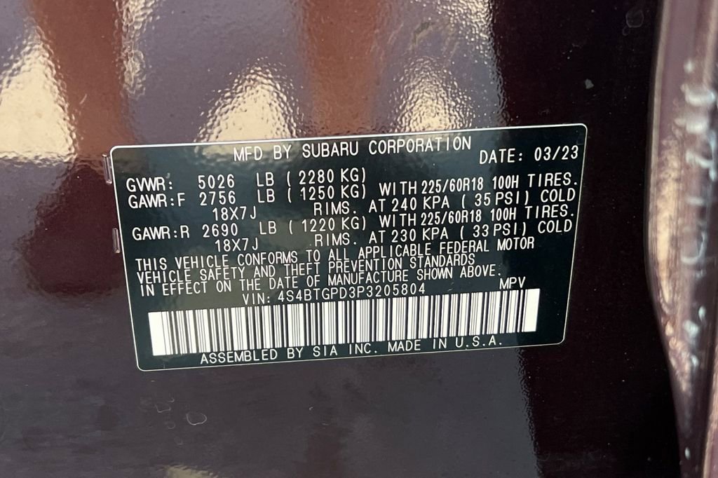 Used 2023 Subaru Outback Touring XT image 38