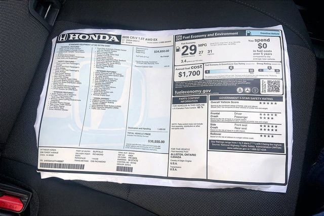 New 2026 Honda CR-V EX image 13