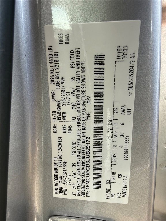 Used 2018 Ford Escape SE image 17