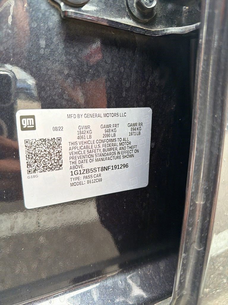Used 2022 Chevrolet Malibu LS FWD image 2