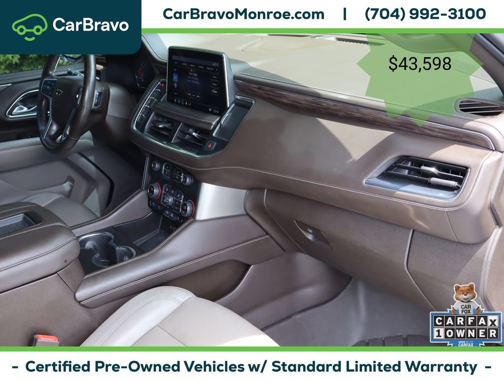 Certified 2021 Chevrolet Tahoe Z71 w/ Z71 Signature Package AWD/4WD image 49