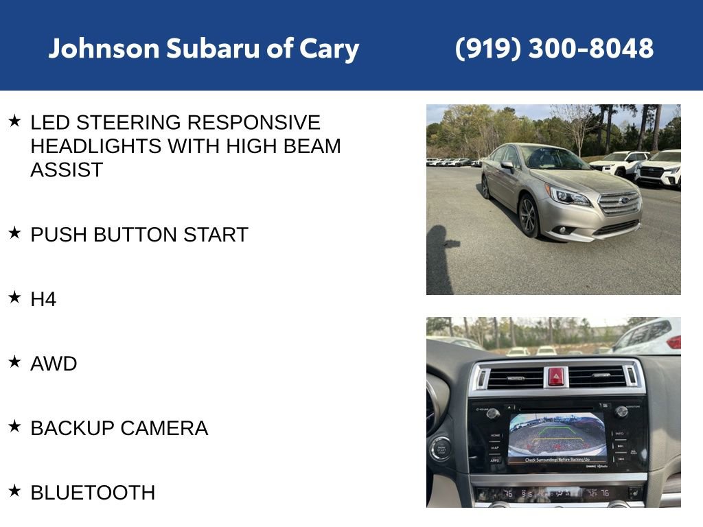 Used 2016 Subaru Legacy 2.5i Limited image 12