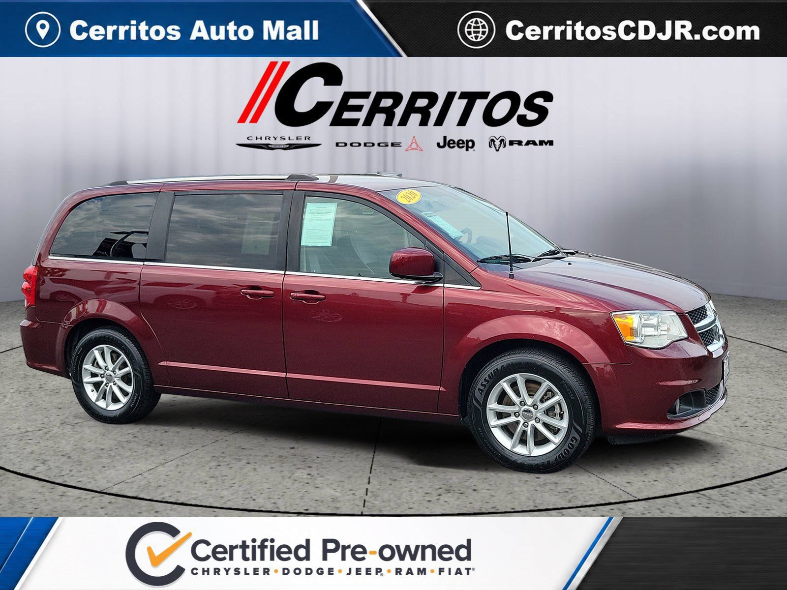 Certified 2020 Dodge Grand Caravan SXT