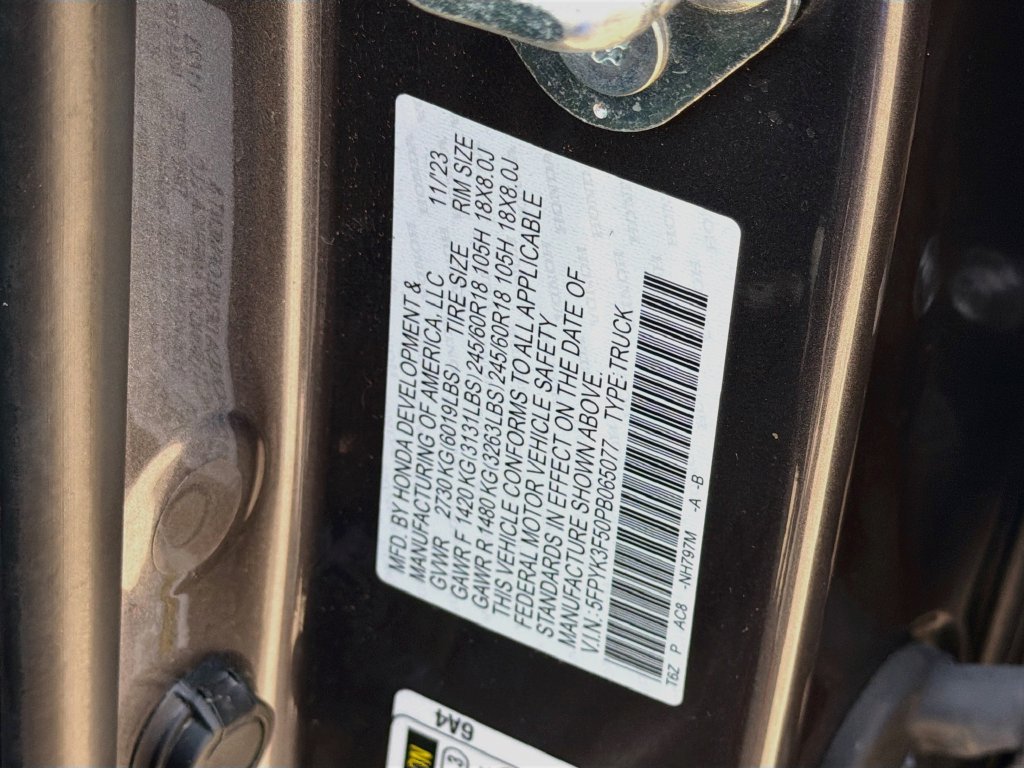 Used 2023 Honda Ridgeline RTL image 37