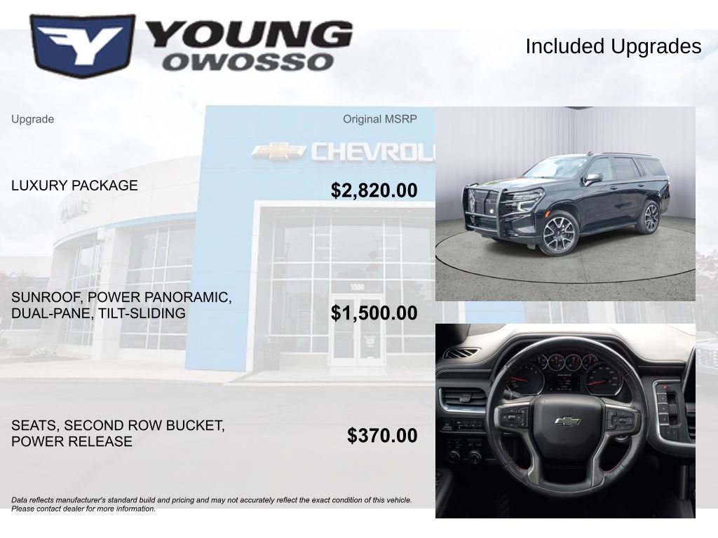 Used 2021 Chevrolet Tahoe RST w/ Luxury Package image 4