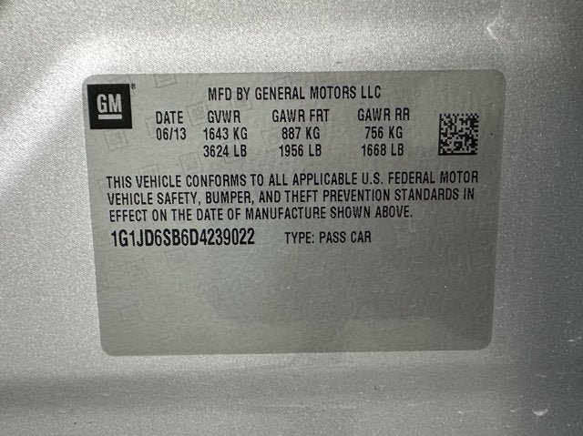 Used 2013 Chevrolet Sonic LT FWD image 13