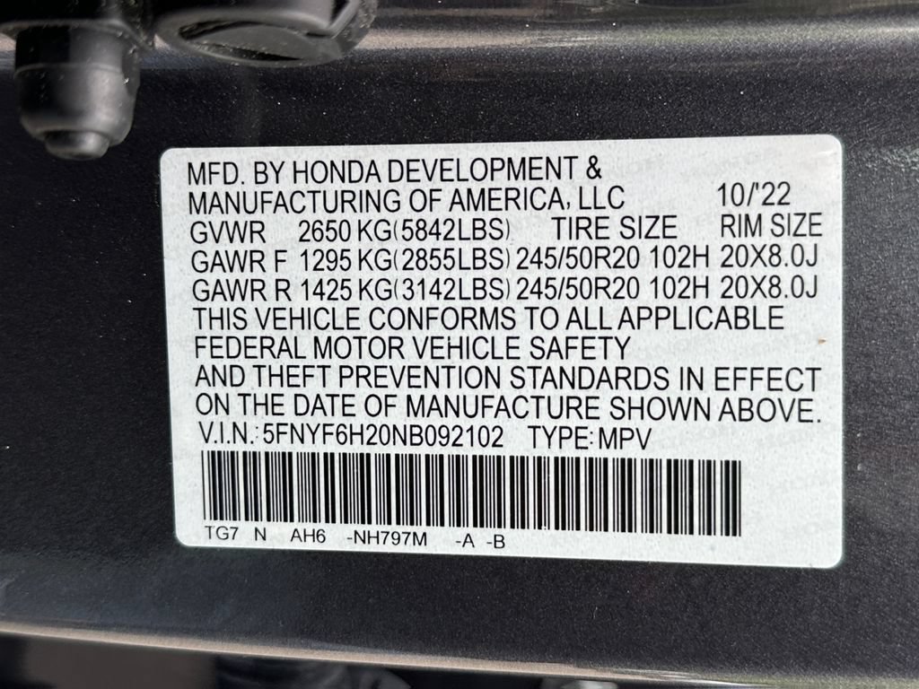 Used 2022 Honda Pilot Special Edition image 20