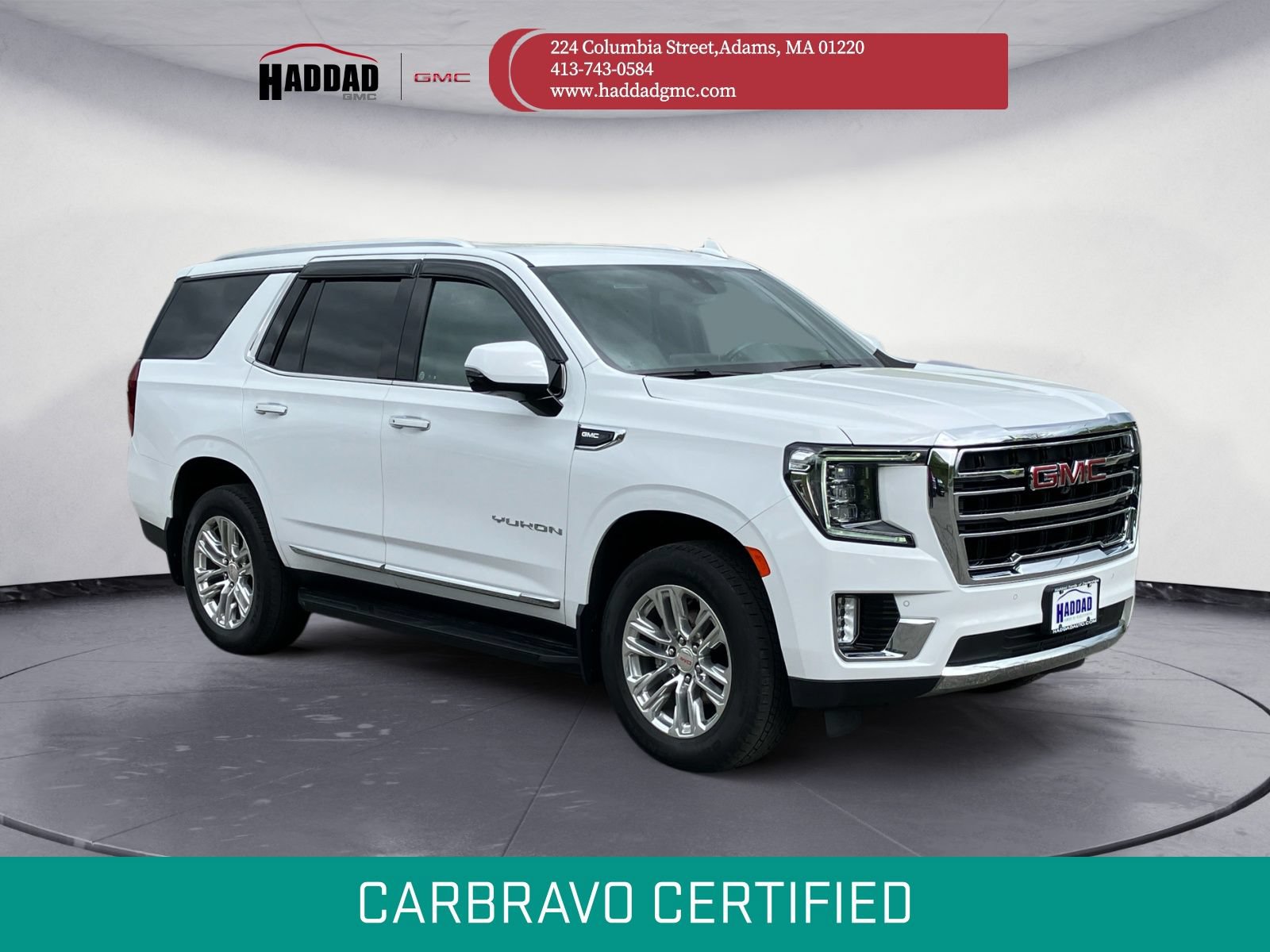 Certified 2022 GMC Yukon SLT w/ SLT Luxury Package AWD/4WD image 3