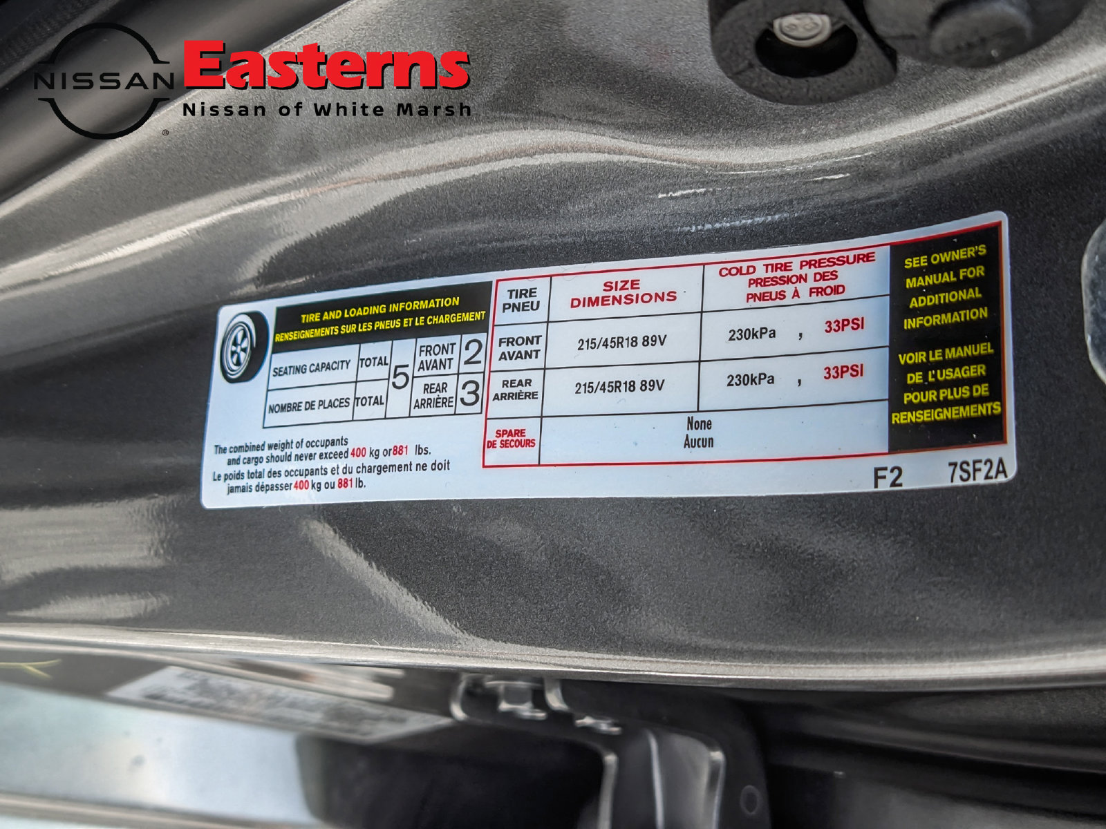 New 2027 Nissan Sentra SR FWD image 30