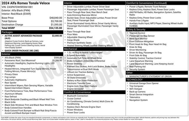 Used 2024 Alfa Romeo Tonale Veloce image 11