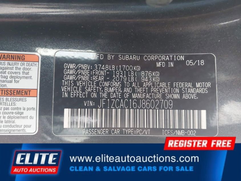 Used 2018 Subaru BRZ Limited w/ Popular Package #1 image 18