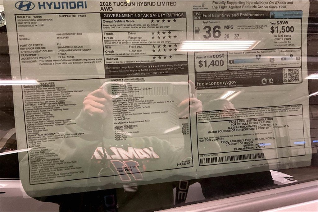 New 2026 Hyundai Tucson Limited image 13