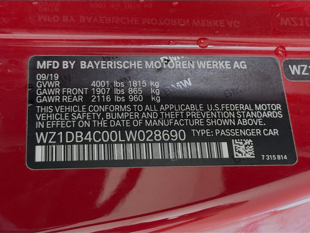 Used 2020 Toyota Supra Premium w/ Driver Assist Package RWD image 32