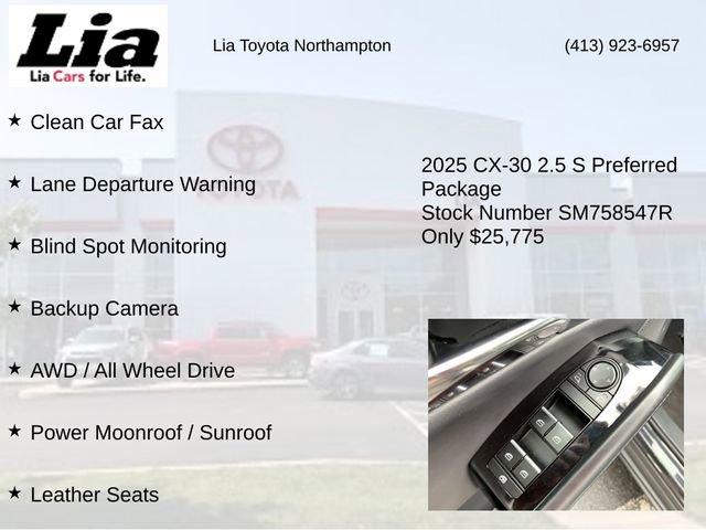 Used 2025 MAZDA CX-30 AWD 2.5 S w/ Preferred Package image 7