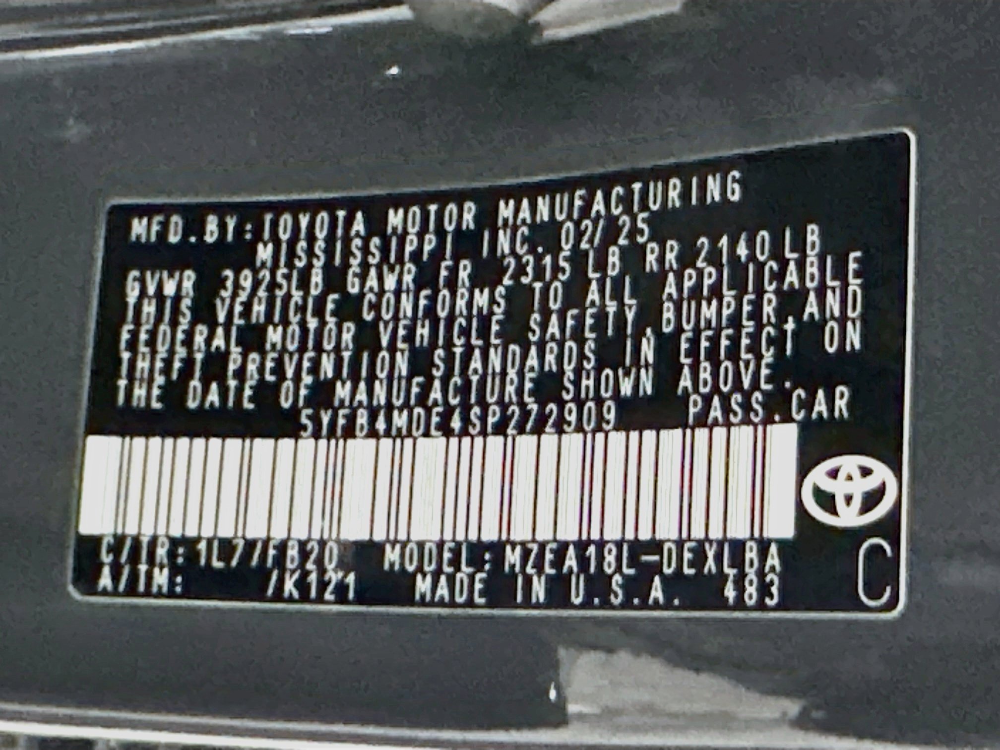 Used 2025 Toyota Corolla LE FWD image 12