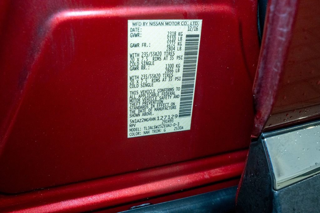 Used 2017 Nissan Murano Platinum w/ Platinum Technology Package image 22