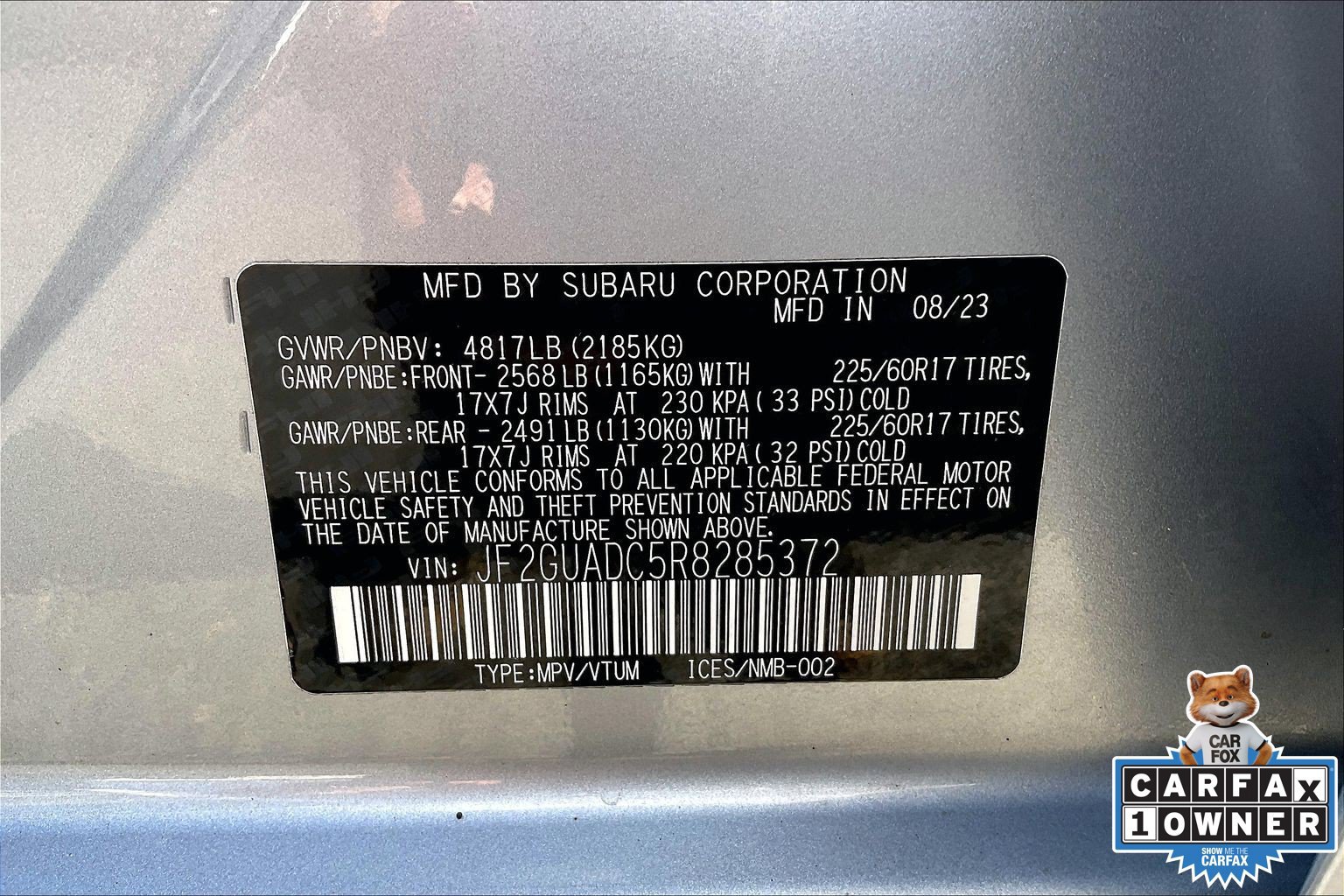 Certified 2024 Subaru Crosstrek 2.0i Premium AWD/4WD image 33