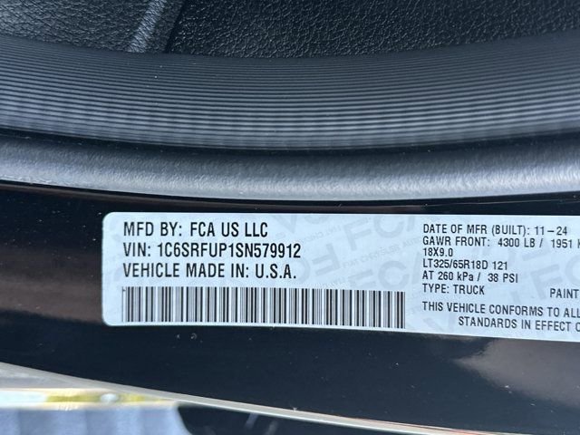 Used 2025 RAM 1500 RHO w/ RHO Level 1 Equipment Group image 34