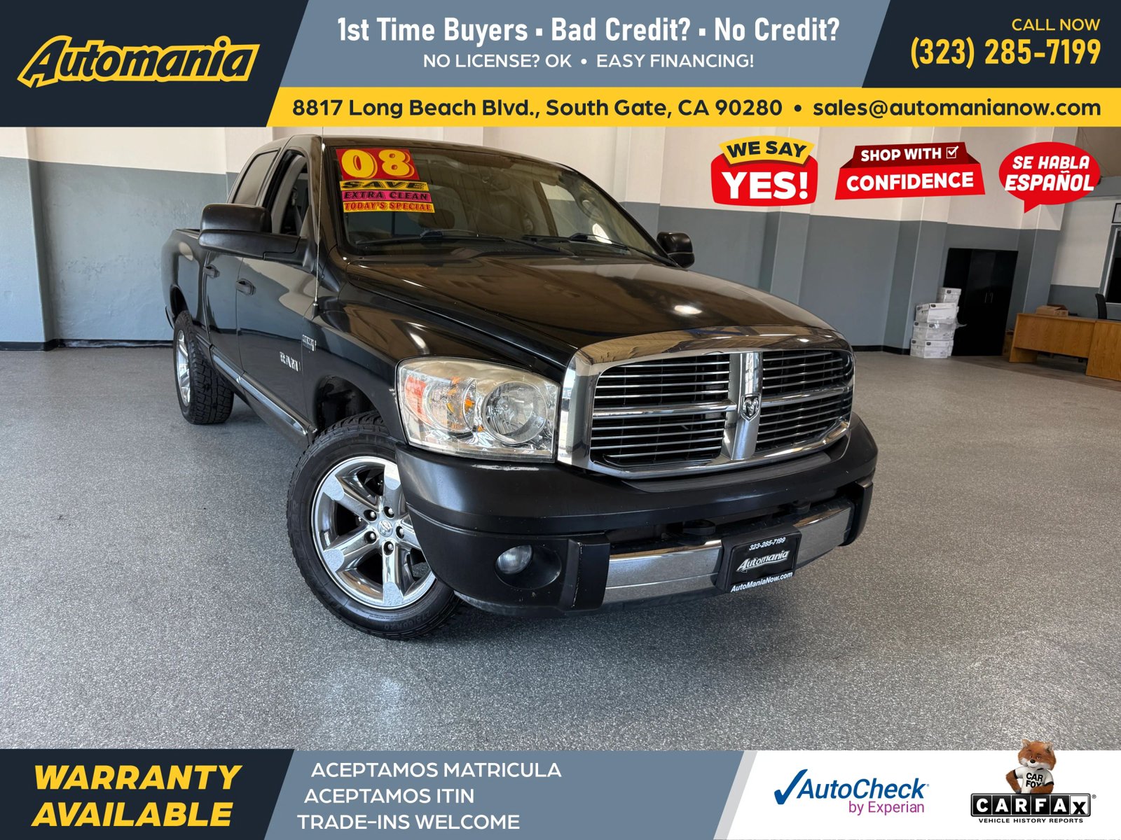 Used 2008 Dodge Ram 1500 Truck Laramie w/ Trailer Tow Group RWD image 1
