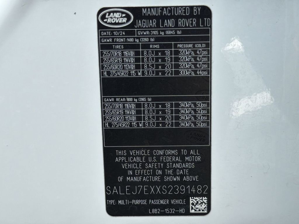 Used 2025 Land Rover Defender 110 S AWD/4WD image 32