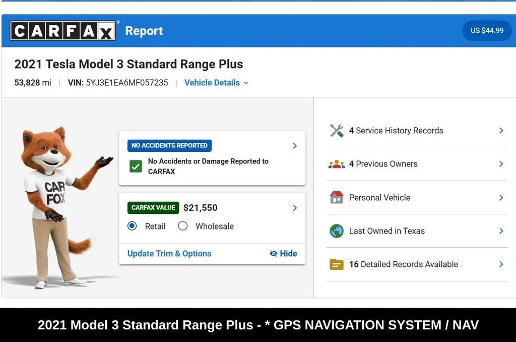 Used 2021 Tesla Model 3 Standard Range Plus RWD image 9