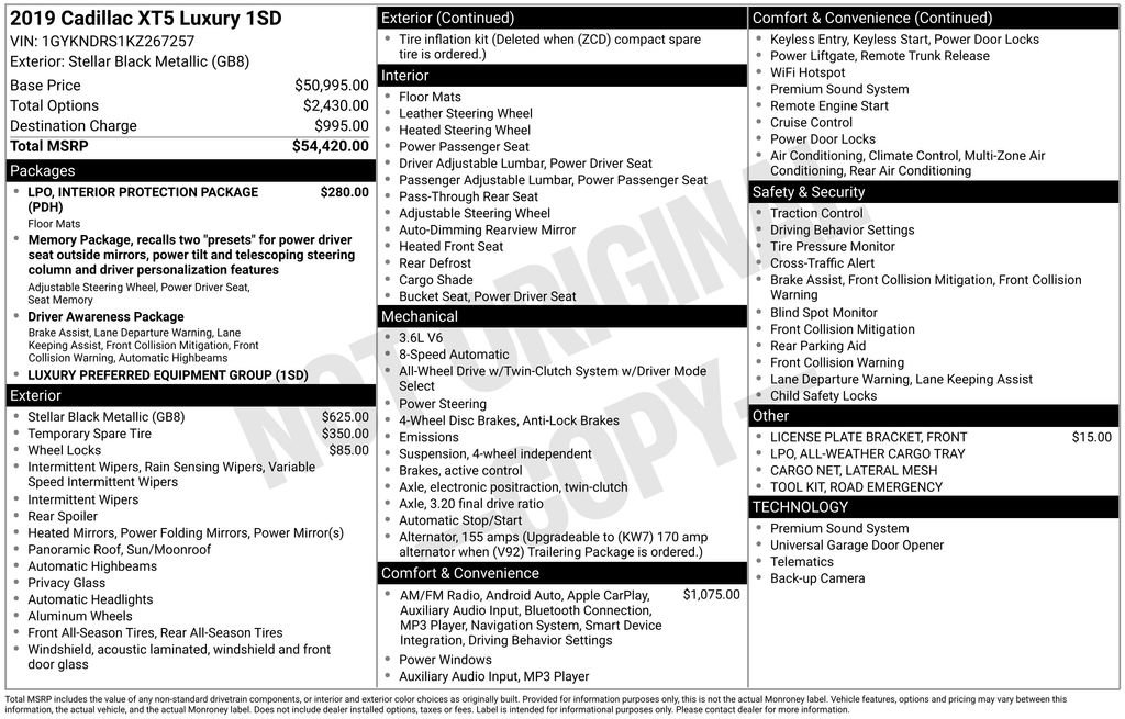 Used 2019 Cadillac XT5 Luxury image 17