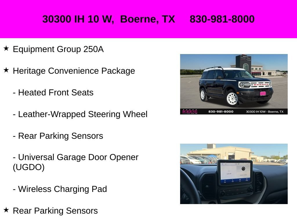 Used 2023 Ford Bronco Sport Heritage w/ Heritage Convenience Package AWD/4WD image 10