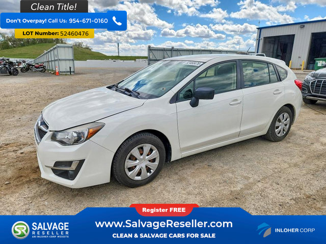 Used 2016 Subaru Impreza 2.0i w/ Popular Package #1 AWD/4WD image 1