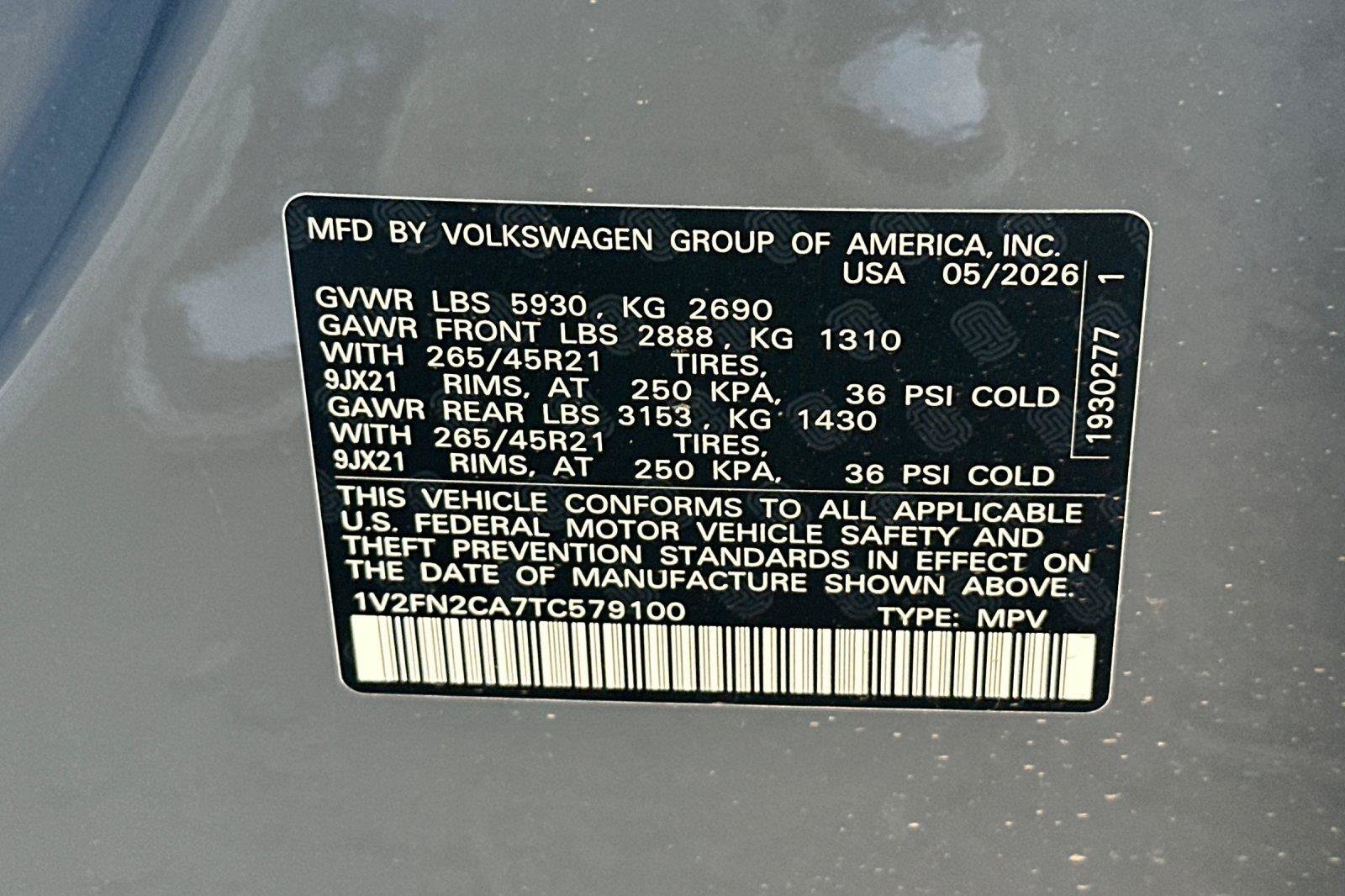 New 2026 Volkswagen Atlas SEL Premium R-Line AWD/4WD image 29