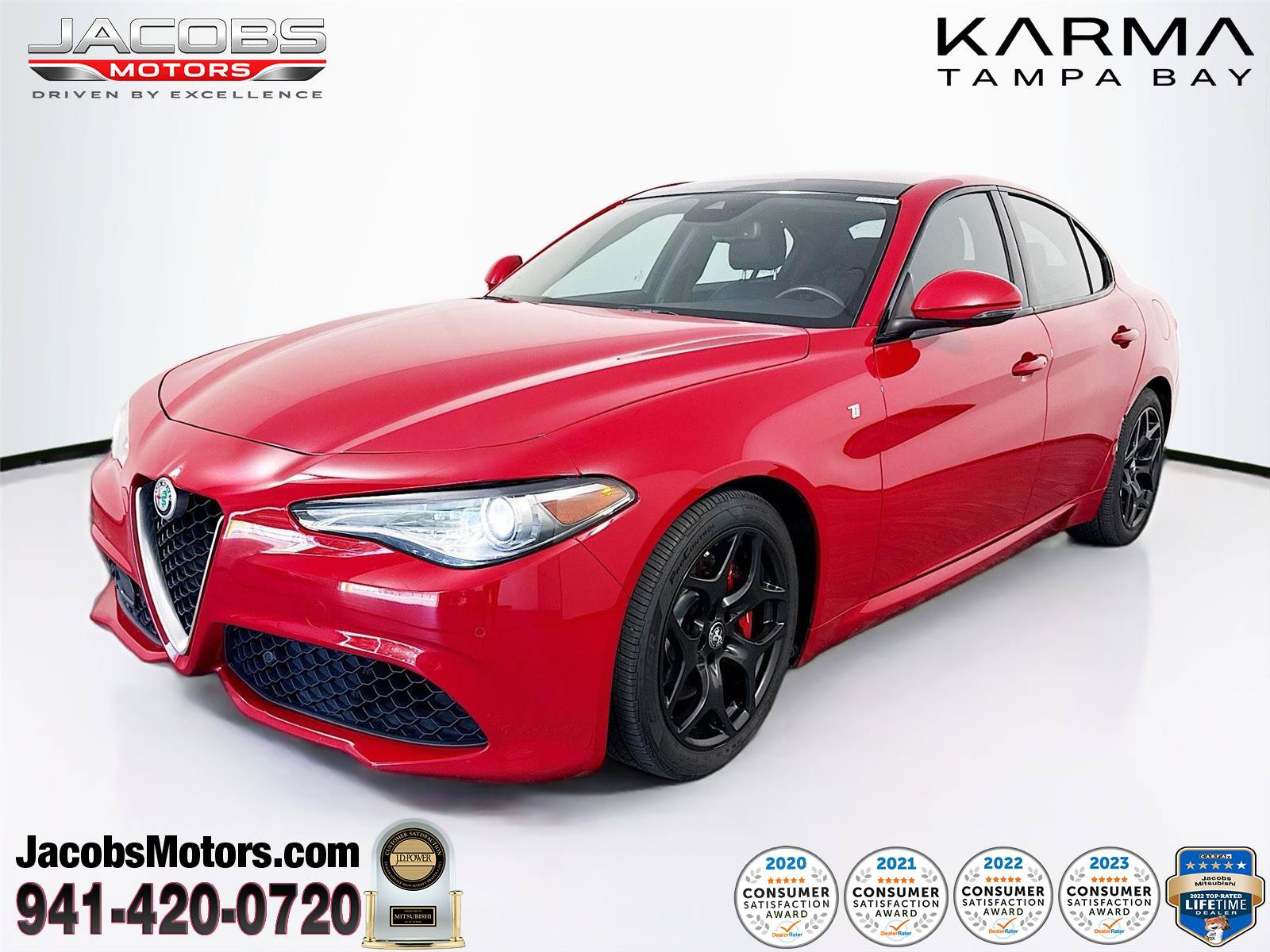 Used 2022 Alfa Romeo Giulia Ti w/ Active Assist Plus Package RWD video 1