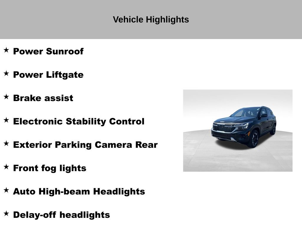 Certified 2025 Kia Seltos EX w/ EX Sunroof Package AWD/4WD image 37