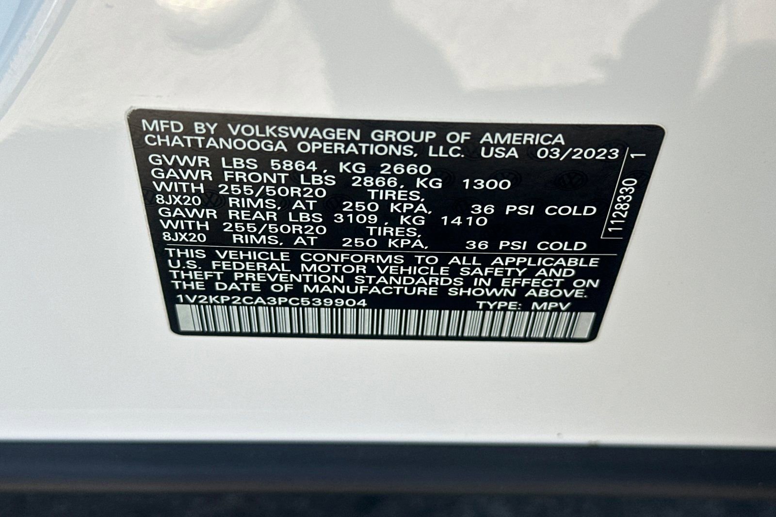 Used 2023 Volkswagen Atlas SE w/ Panoramic Sunroof Package AWD/4WD image 30