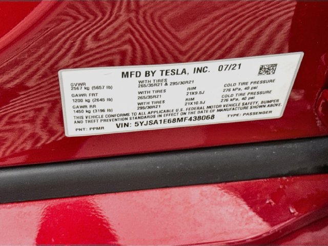 Used 2021 Tesla Model S Plaid AWD/4WD image 33